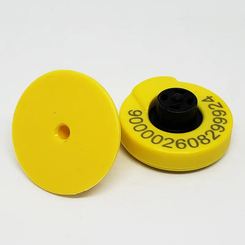 50x RFID Microchip Ear Tags TPU Pet Chip Label for Animal Livestock Identification Cattle Cow Breeding Sheep Grooming