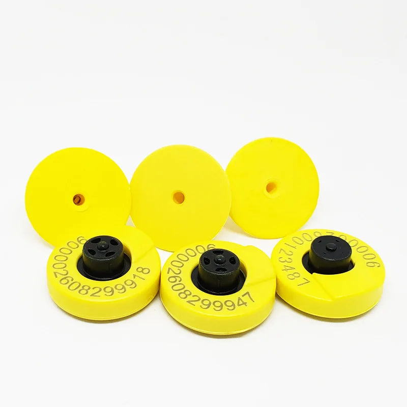 50x RFID Microchip Ear Tags TPU Pet Chip Label for Animal Livestock Identification Cattle Cow Breeding Sheep Grooming