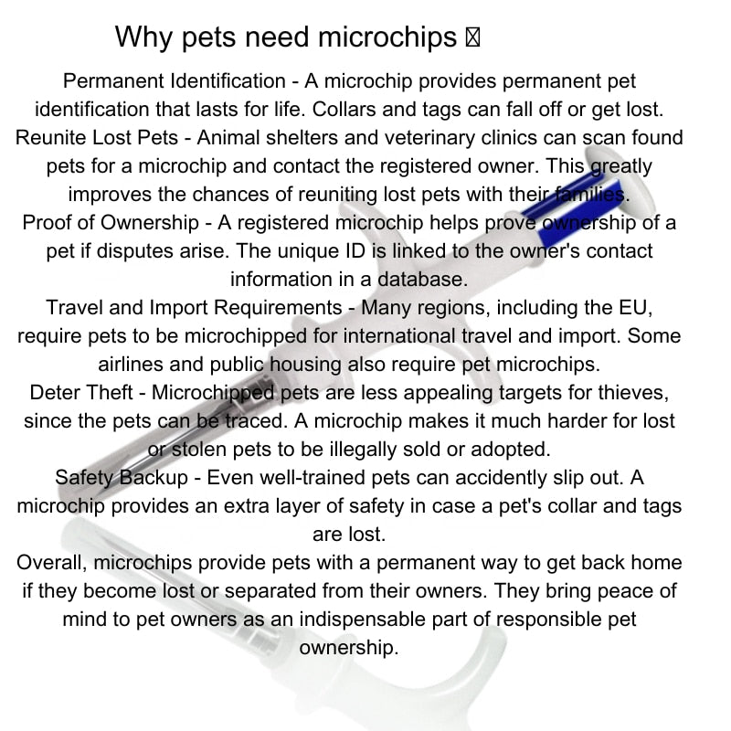 25x RFID Transponder Implantable Microchip Pet Animal Id Chip 2.12*12mm Tag for dog pig cat arowana registry