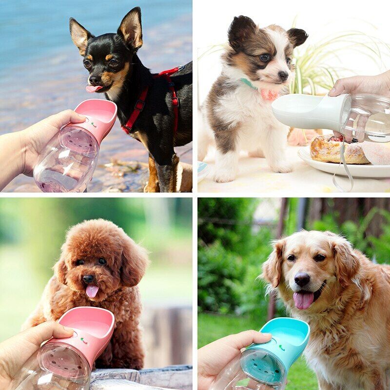 Dog Cup Cat Bottle Portable Travel Cups Drinking Bowl 350 550 ML Pet Supplies