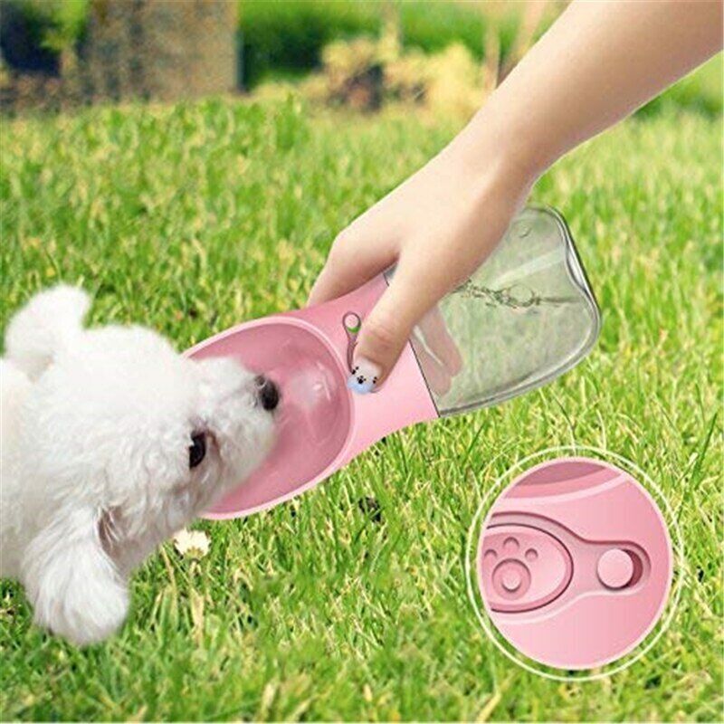 Dog Cup Cat Bottle Portable Travel Cups Drinking Bowl 350 550 ML Pet Supplies