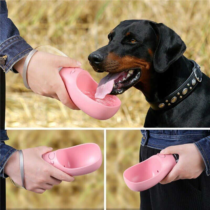 Dog Cup Cat Bottle Portable Travel Cups Drinking Bowl 350 550 ML Pet Supplies