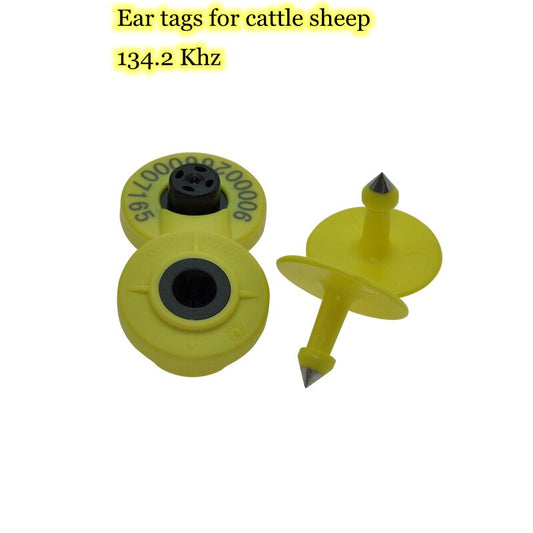 Cattle Identification Tags Hog Ear Label TPU Pet Animal Id Tag Rfid Smart Microchip Card for Newborn Calf Sheep Goat Tracking